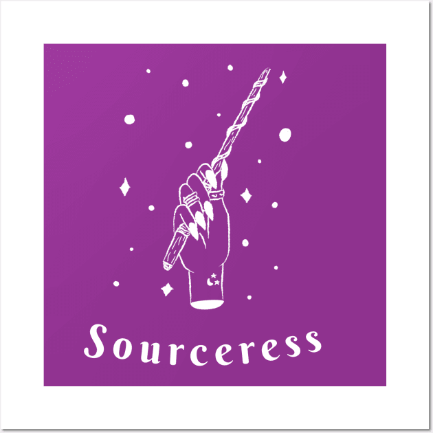 Sourceress | Witchy Tee Wall Art by Soulfully Sassy